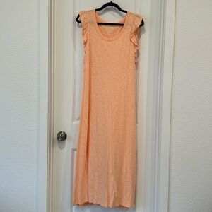 Ladies coral leach summer maxi dress